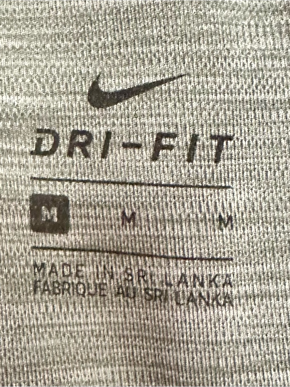 Nike Racerback Sports Bras in Grey Heather and White with Black Band - Picture 2 of 3